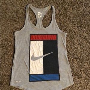 Nike racer back tank top